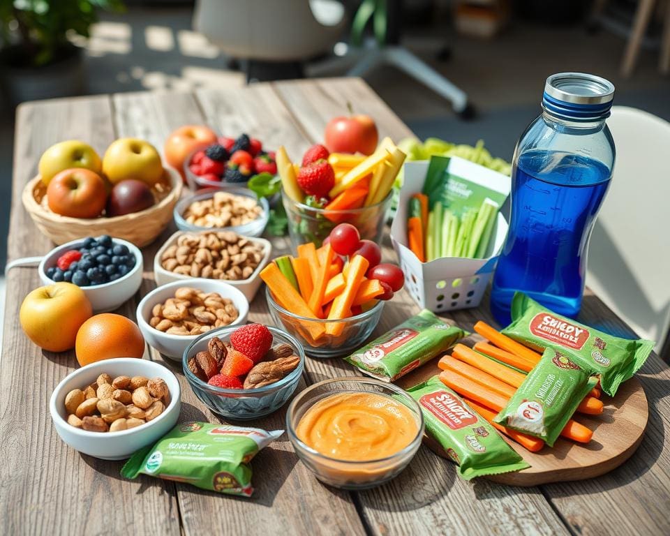 Gezonde snacks voor onderweg en op het werk