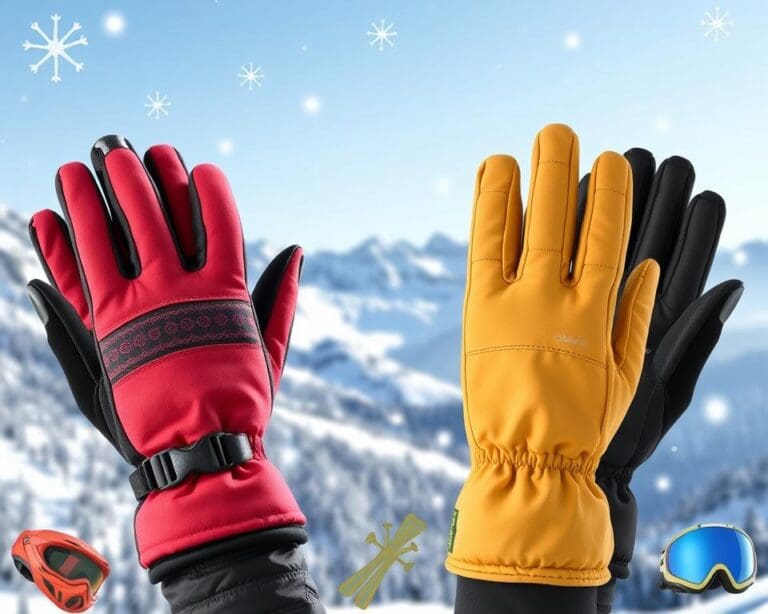 Warme handschoenen voor wintersport en buitenactiviteiten