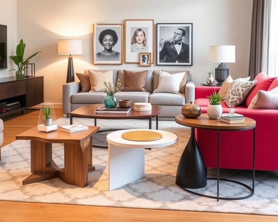 moderne bijzettafels
