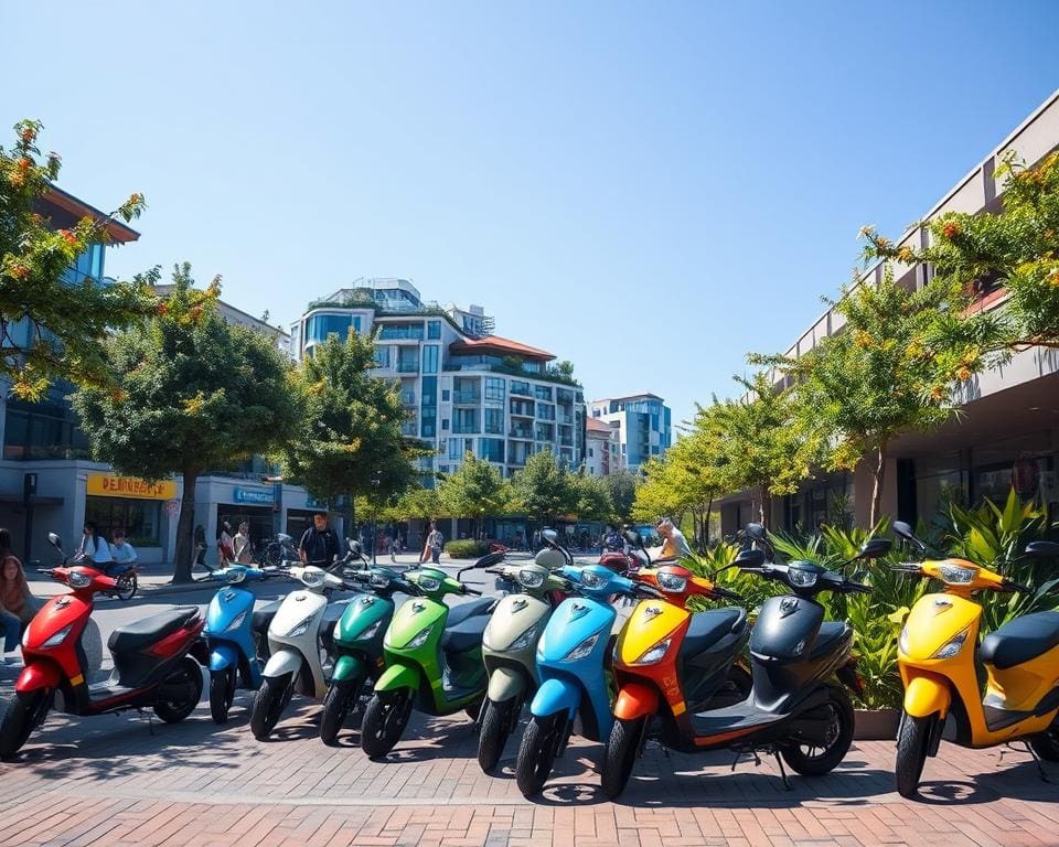 duurzaam transport met elektrische scooters