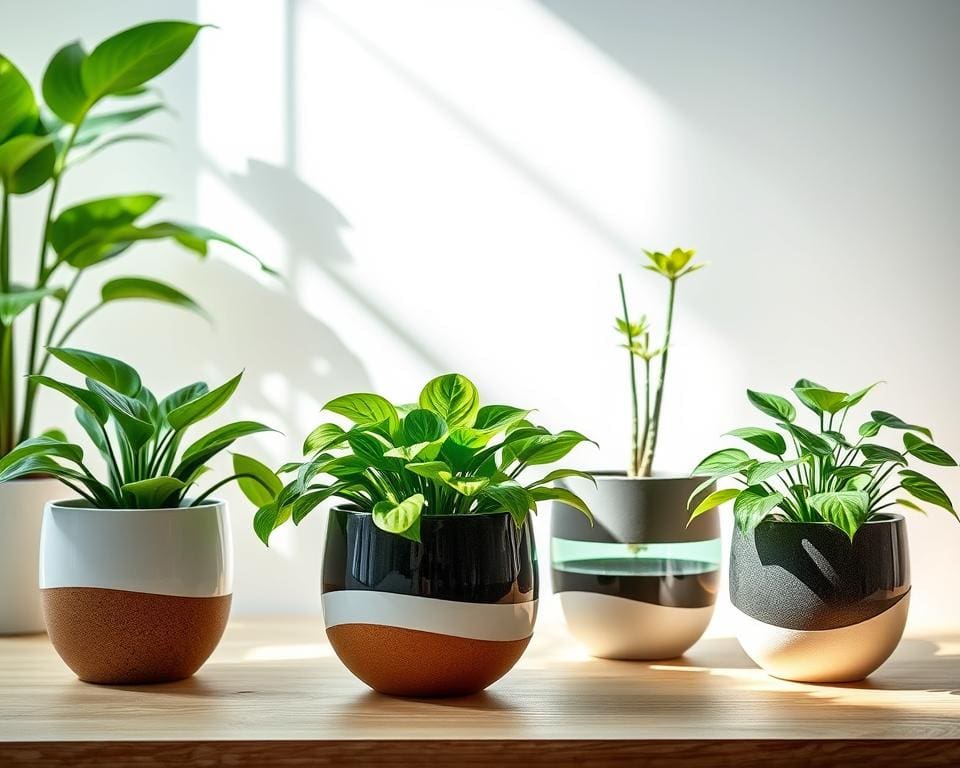 Zelfwaterende kamerplanten