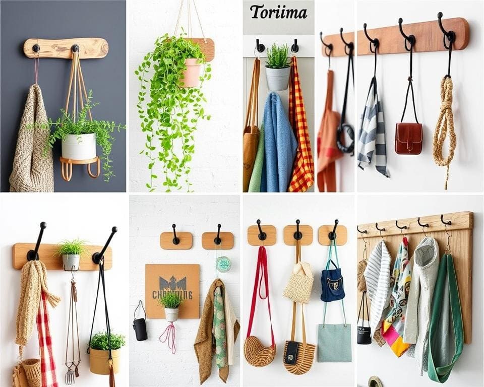 creatieve ideeën voor kledinghaken